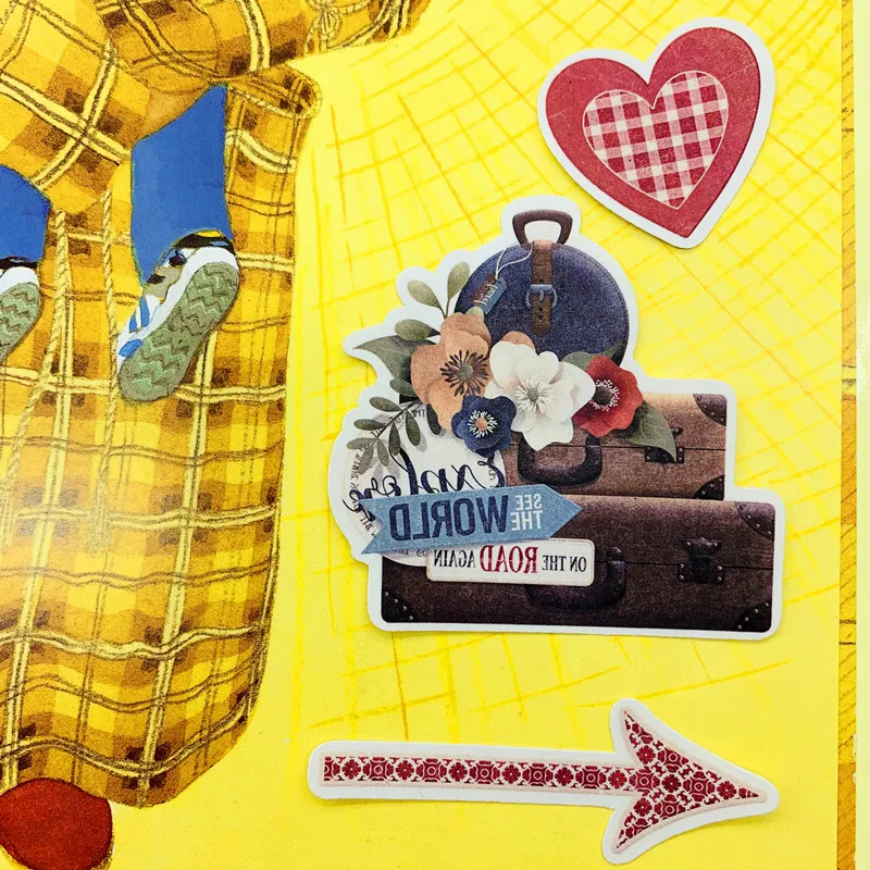 90 шт наклейки для путешествий с флагом детей Домашние книг на