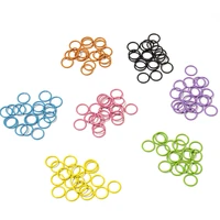 20pcslot 10mm colorful single loop jump rings split jump rings connectors for diy jewelry making accessories supplies wholesal