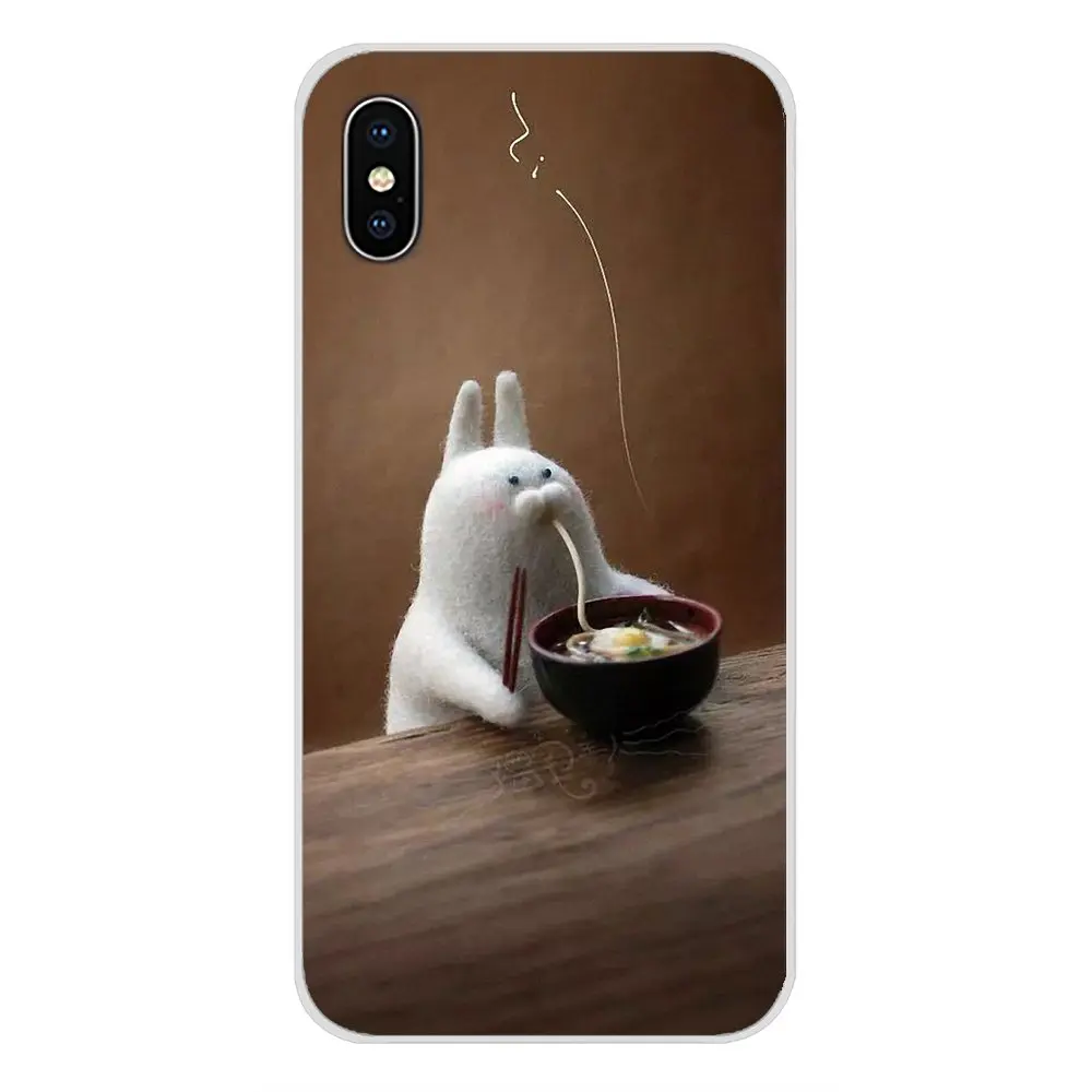 Аксессуары чехлы для телефонов милый белый кролик Motorola Moto X4 E4 E5 G5 G5S G6 Z Z2 Z3 G G2 G3 C Play