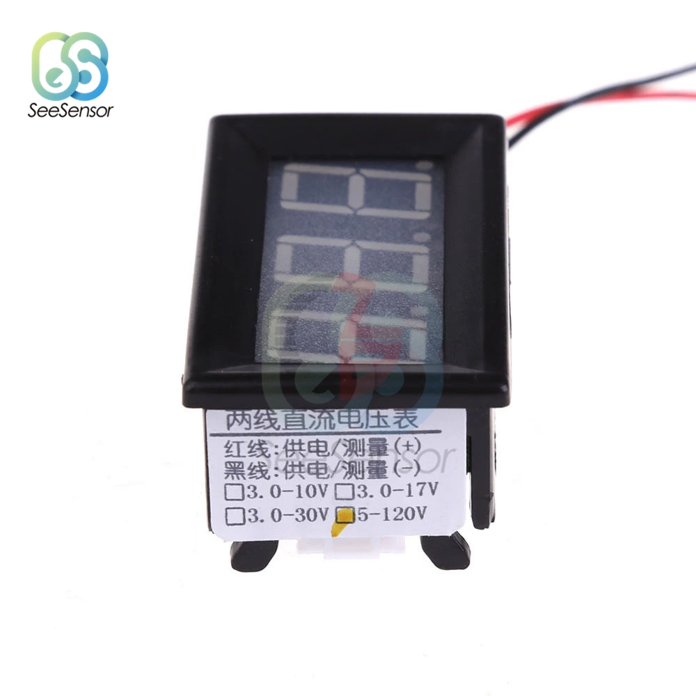 Цифровой мини-вольтметр с ЖК-дисплеем 120-0 56 в | Инструменты