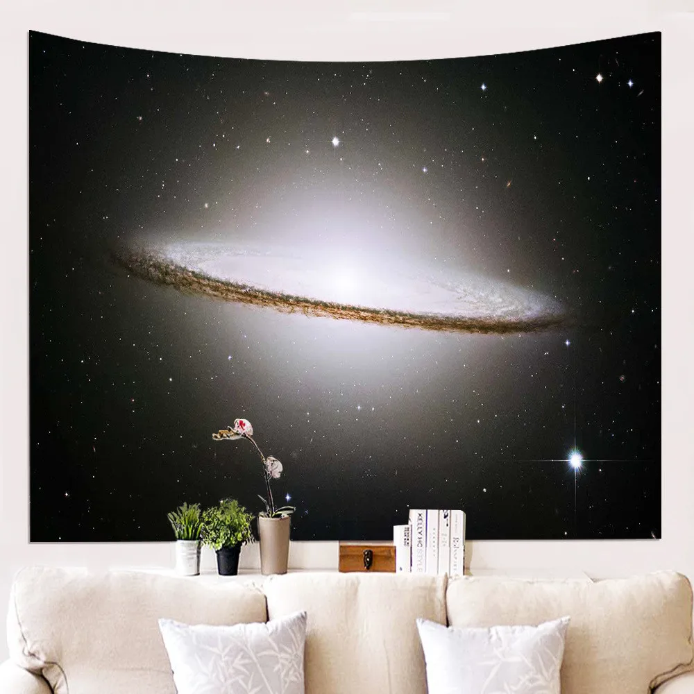 

Stars Tapestry Printed Mandala Bohemia Wall Hanging Black Tapestry Yoga Scarf Mat Wall Decoration Beach Mat