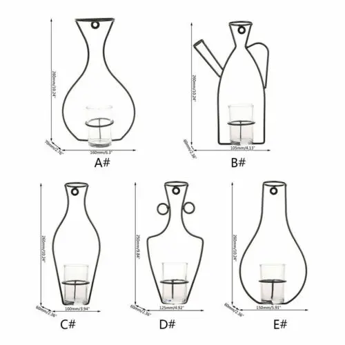 1x Creaive Homeart в скандинавском стиле железная рамка ваза настенная высушенная