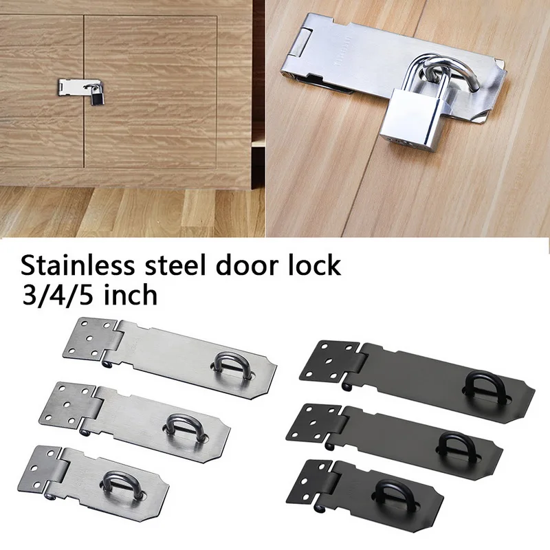 Замок замок защелка из нержавеющей стали и штапель с винтами для дверного окна