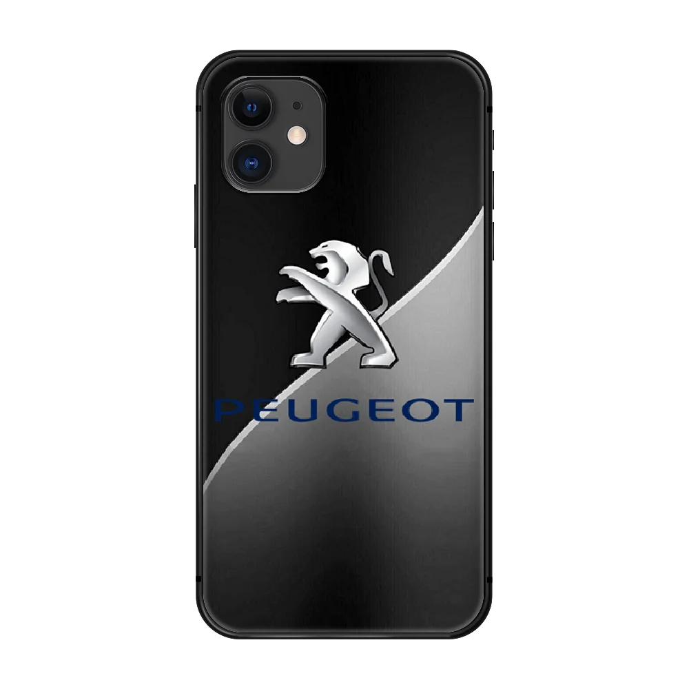 

PEUGEOT soprt car logo Phone Case Cover Hull For iphone 5 5s se 2 6 6s 7 8 plus X XS XR 11 PRO MAX black funda art waterproof