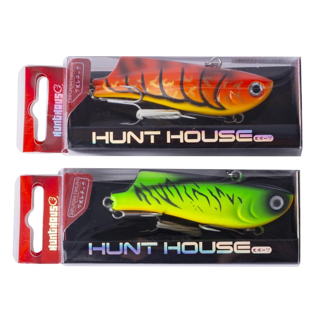 Hunthouse VIB жесткая приманка для рыбалки Вибрация LW126 80 мм 20 г оседающая на дно