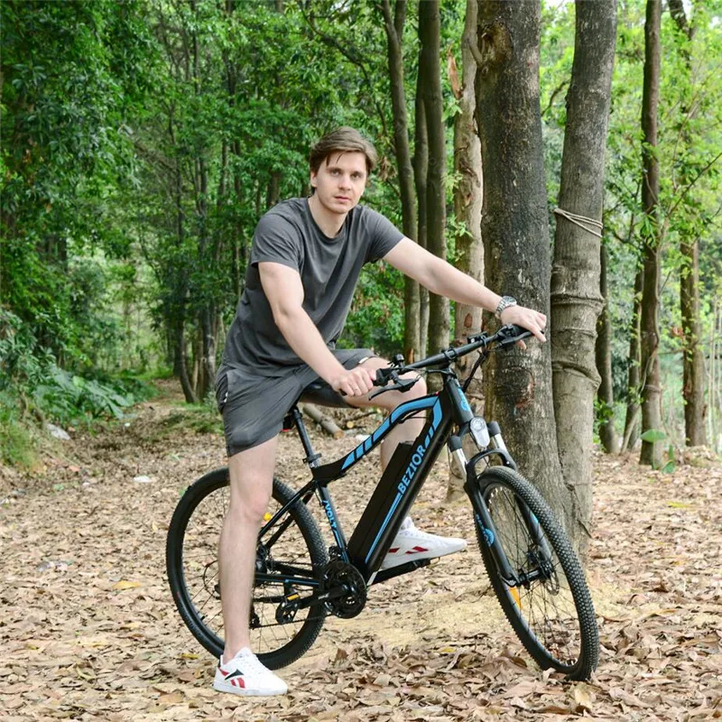 BEZIOR M1 электрический мопед 2 колеса электрические велосипеды 27 5 дюймов 250 Вт 48 в