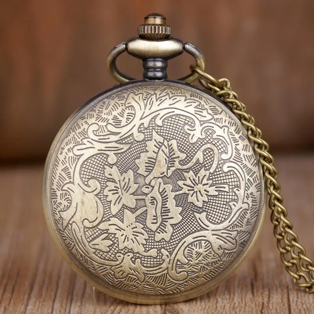 New Exquisite Rose Flower Hollow Design Pocket Watch Necklace Pendant Quartz Fob Gifts For Mens Womens | Наручные часы