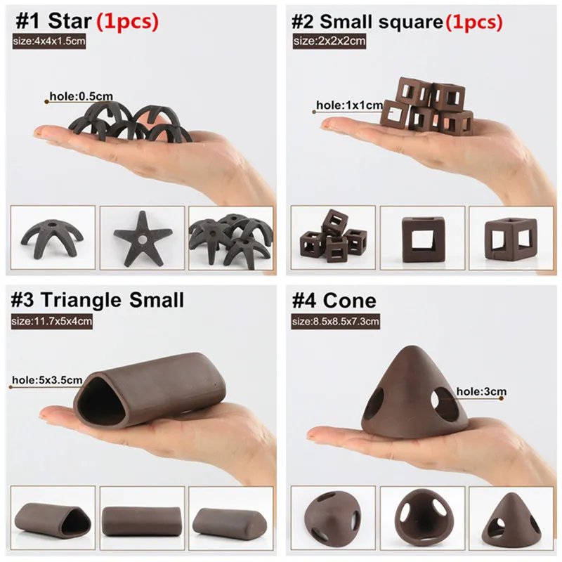 Керамическое украшение для аквариума подкрывающая пещера|Декорации| |