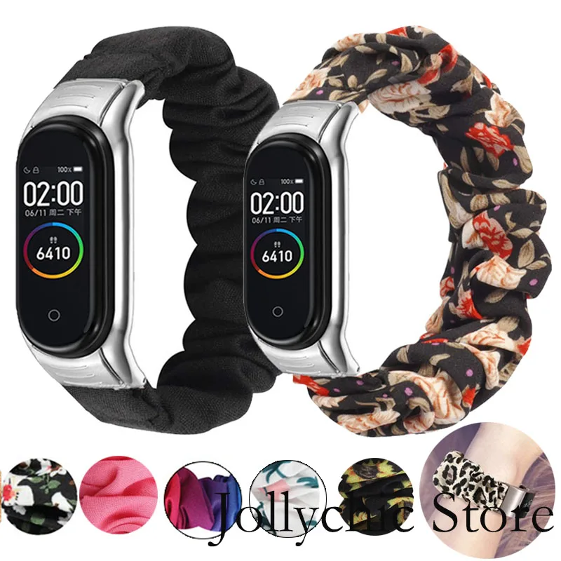 Эластичный ремешок для Xiaomi Mi band 4 3 сменный Браслет band4 corea дышащий браслет Xiomi Miband