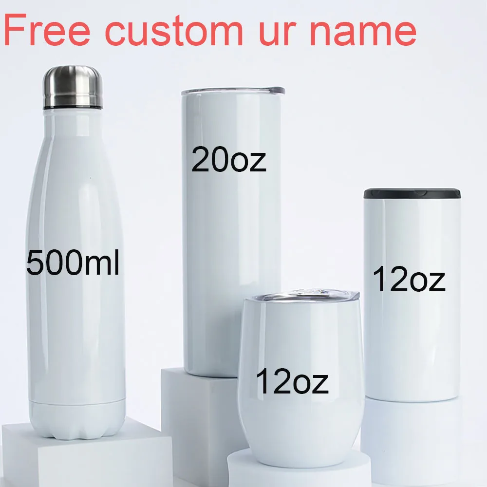 Free Logo 20oz Tumbler Water Bottle Stainless Steel Insulated Coffee Milk thermos mug Vacuum Flasks Bottle Big Thermos Travel