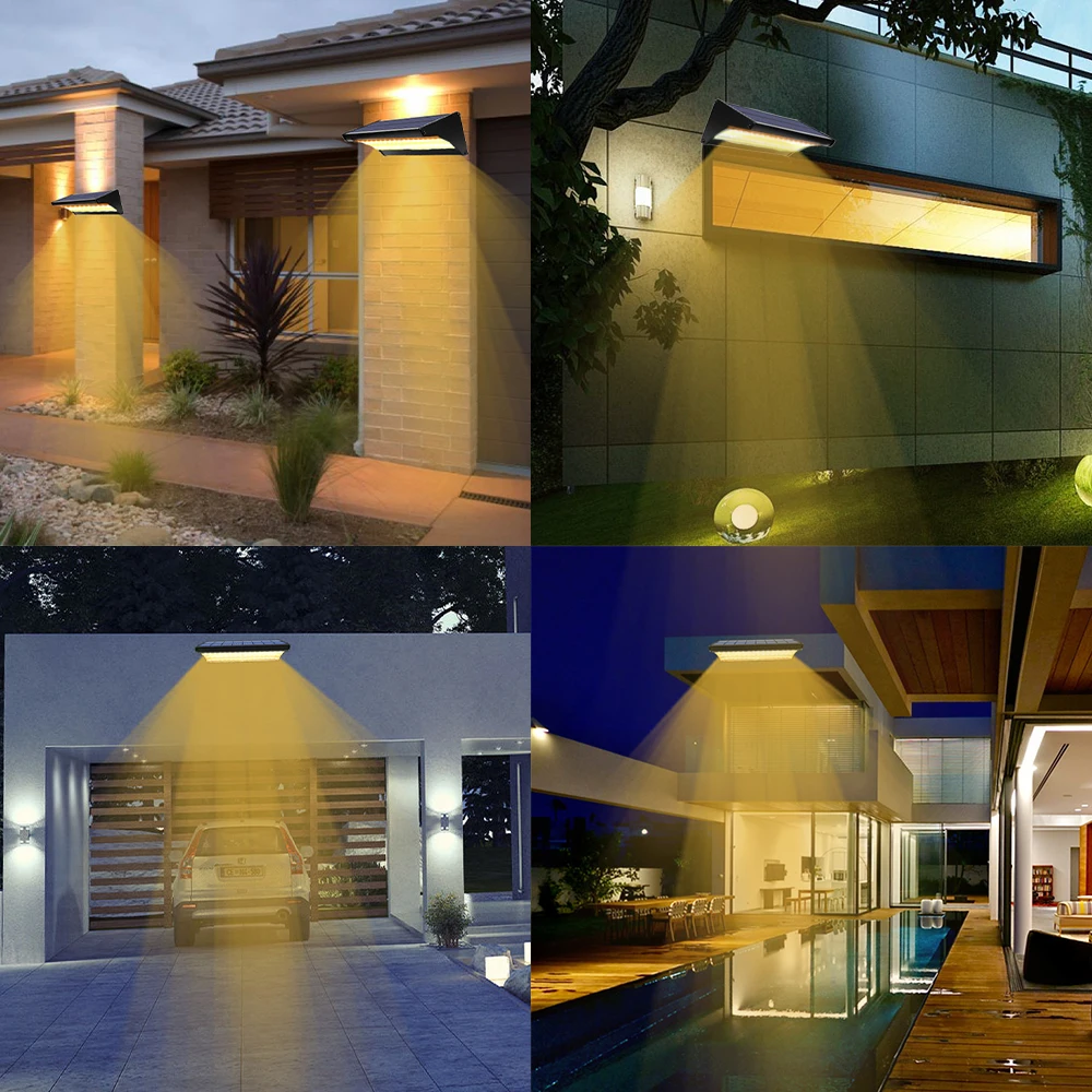 Солнечный светильник для отпугивания комаров настенный Водонепроницаемый IP65