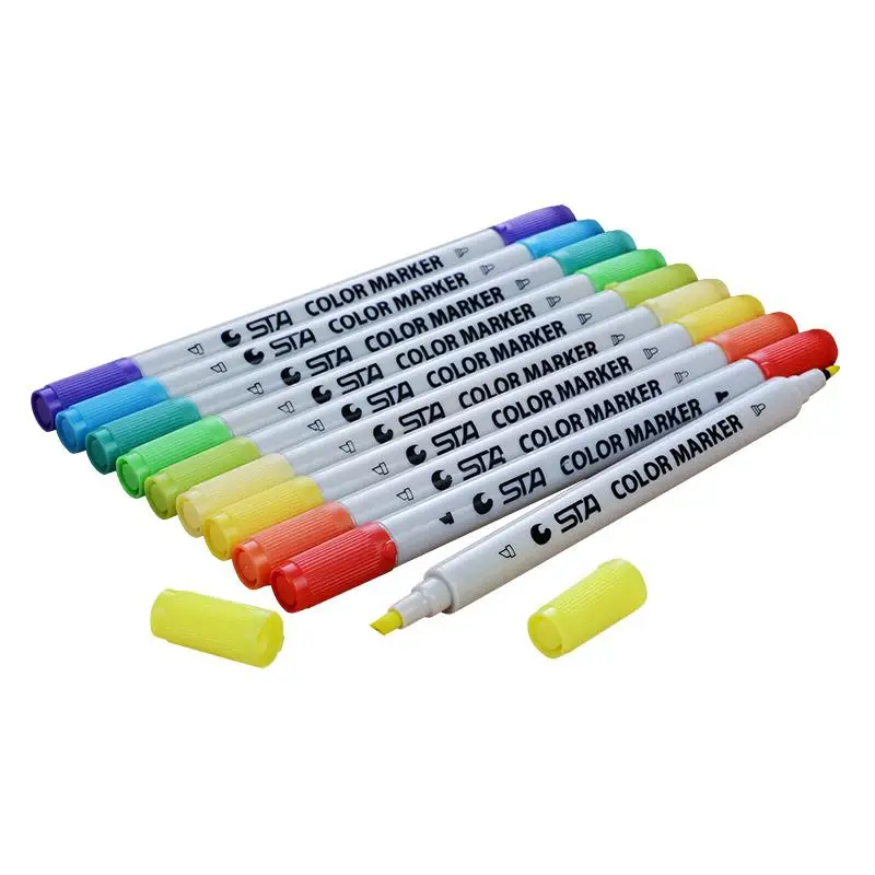 12 шт цветов набор ручек для рисования чернила на водной основе белая доска нейлон