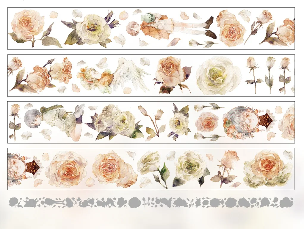 

1 Loop Platycodon Grandiflorum Champaign Garden. Read Book City Washi Tape