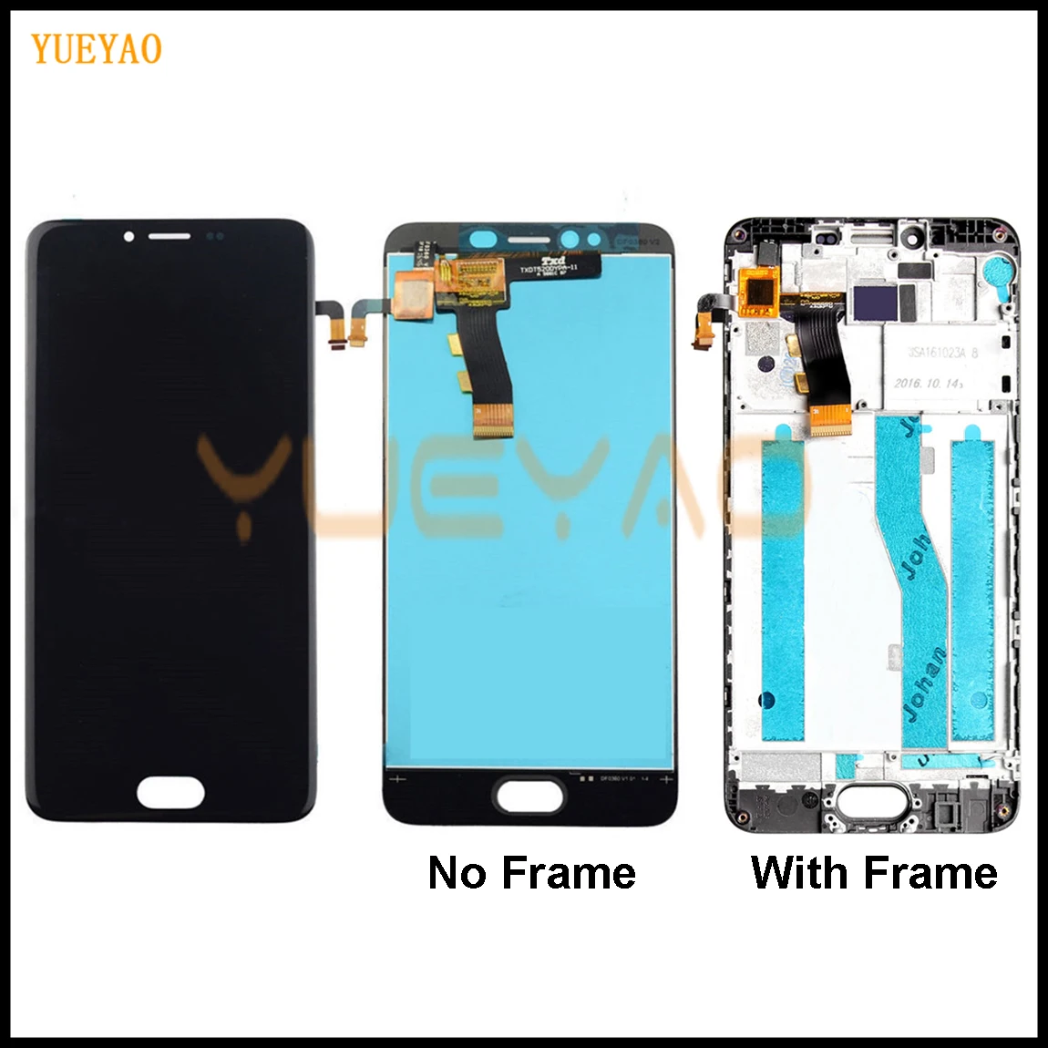 Дисплей 5 2 дюйма для Meizu M5 ЖК-дисплей дигитайзер сенсорная панель стекло датчик в