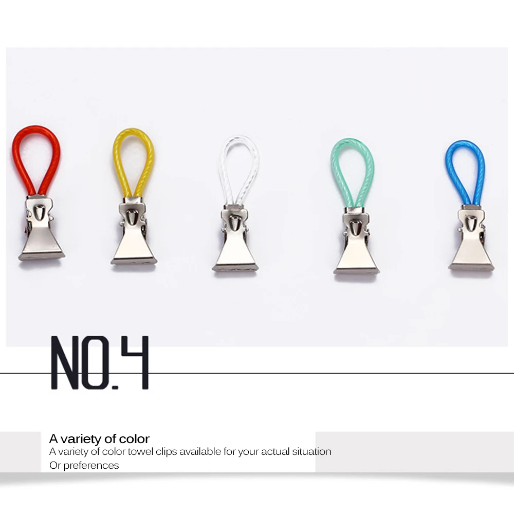 Зажимы для полотенец подвесные кухонные зажимы петли металлические