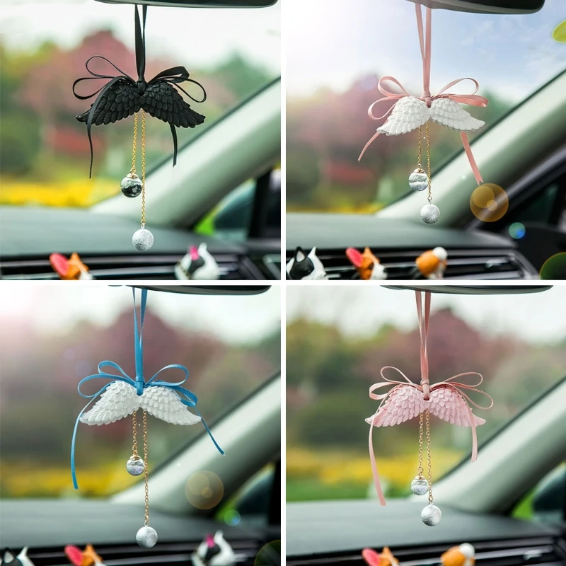 

Angel Wing Car Pendant Colored Hanging Ornament Suitable for Automotive Mirror Door Window Decorations