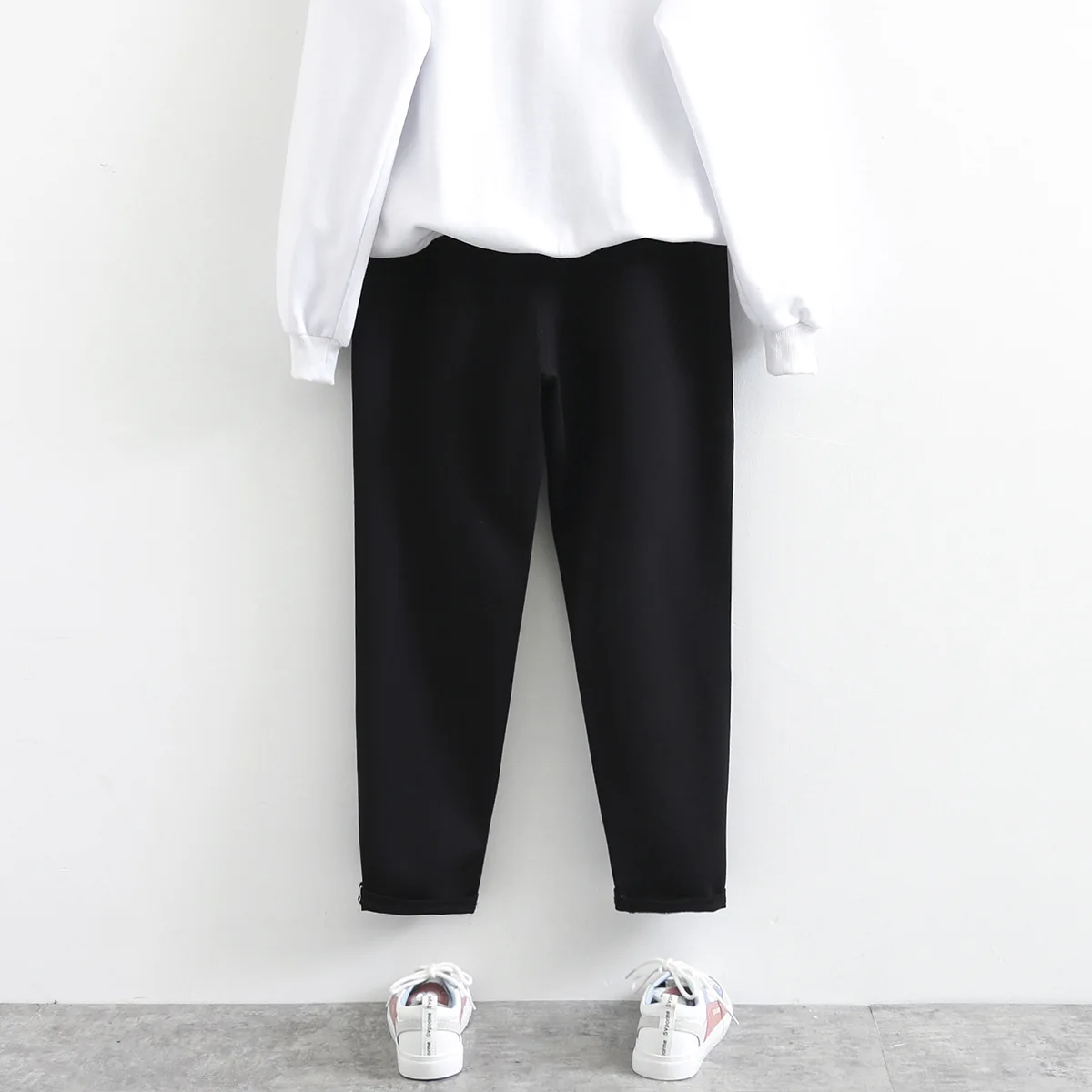 Брюки-карандаш женские Стрейчевые до щиколотки батальных размеров 4XL |