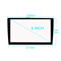 9 inch glass screen protector film for indash 2 din car dvd player gps radio stereo multimedia navigation system
