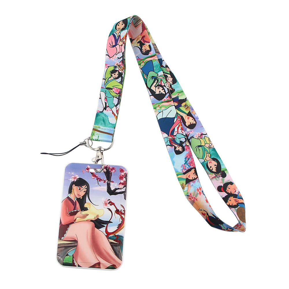 HJ151 Movie MuLan брелок с шейным ремешком Набор для карт USB ID карта держатель мобильного