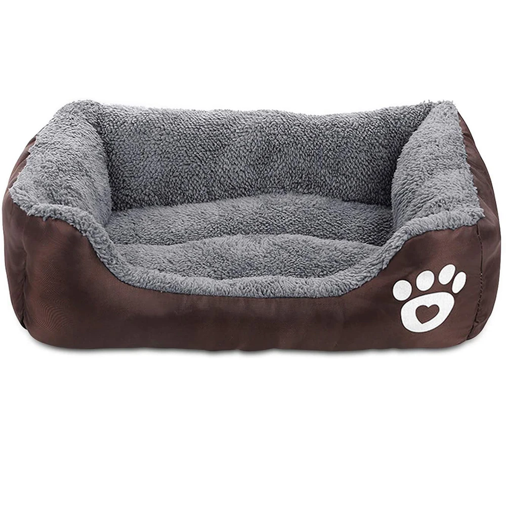 

Кровать для собак, супермягкая кровать для домашних животных, диван для кошек, нескользящее дно, лежак для домашних животных, самосогревающ...