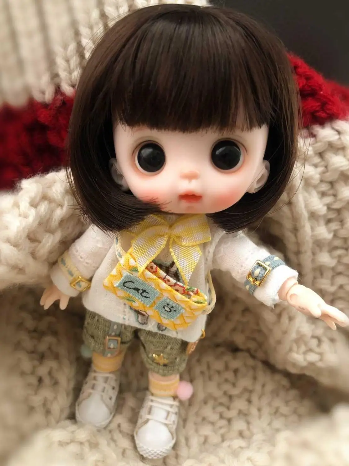 21 OB11 кукла голова Кастомизация 1/8 BJD куклы OB Полимерная глина - Цвет: 21