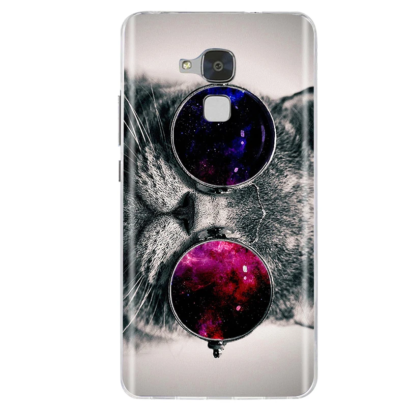 For Huawei Honor 5C Case TPU Cover Soft Silicone With Fingerprint Phone Coque Shell | Мобильные телефоны и аксессуары