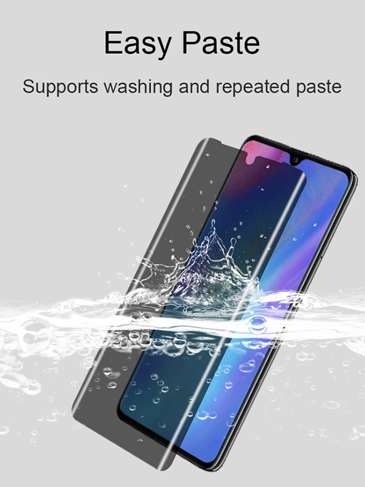 Противошпионская пленка из закаленного стекла Защита экрана для Huawei Mate20/Mate20 Pro