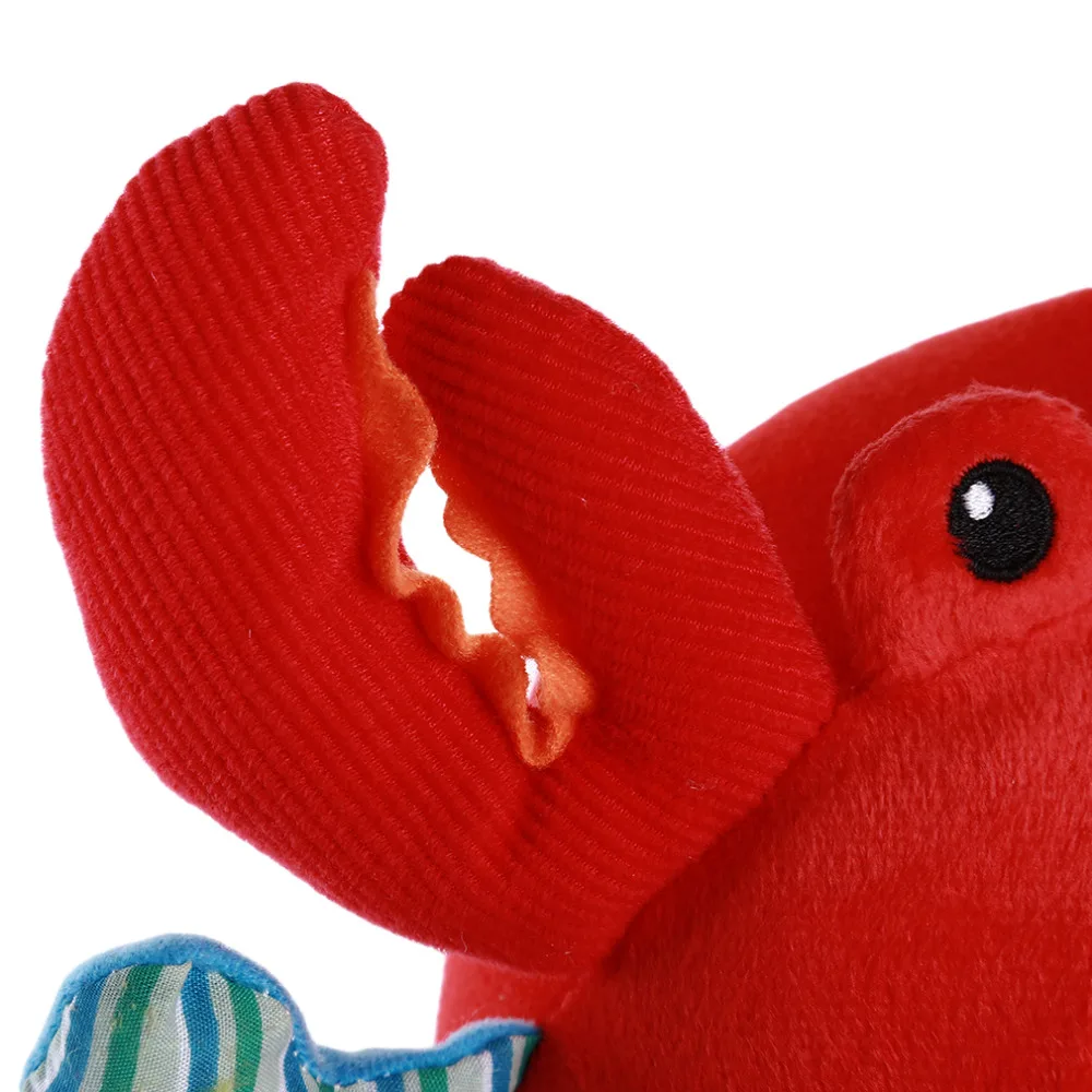 

New 17cm Diameter Crab Plush Animal Doll Baby Toy Sleeping Back Cushion Cute Cartoon Soft Comfort Toy For Bebe Accompany Doll