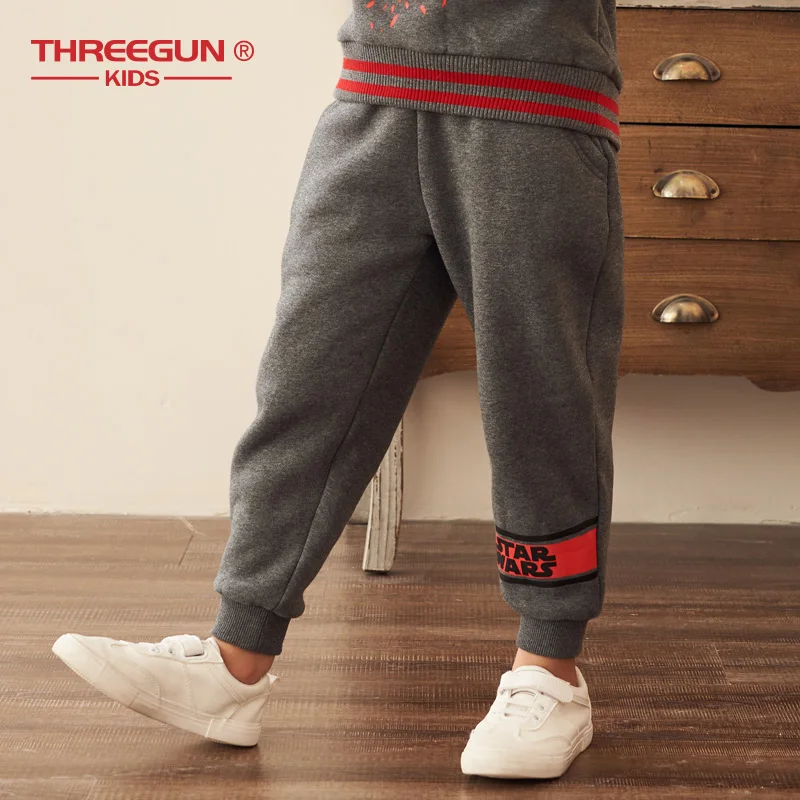 THREEGUN X/детские штаны «Звездные войны»; спортивные штаны для маленьких мальчиков и девочек; детские штаны; хлопковые бархатные Детские теплые плотные брюки
