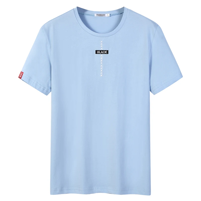 Мужская летняя футболка TFETTERS 2021 с коротким рукавом новая Корейская мужская