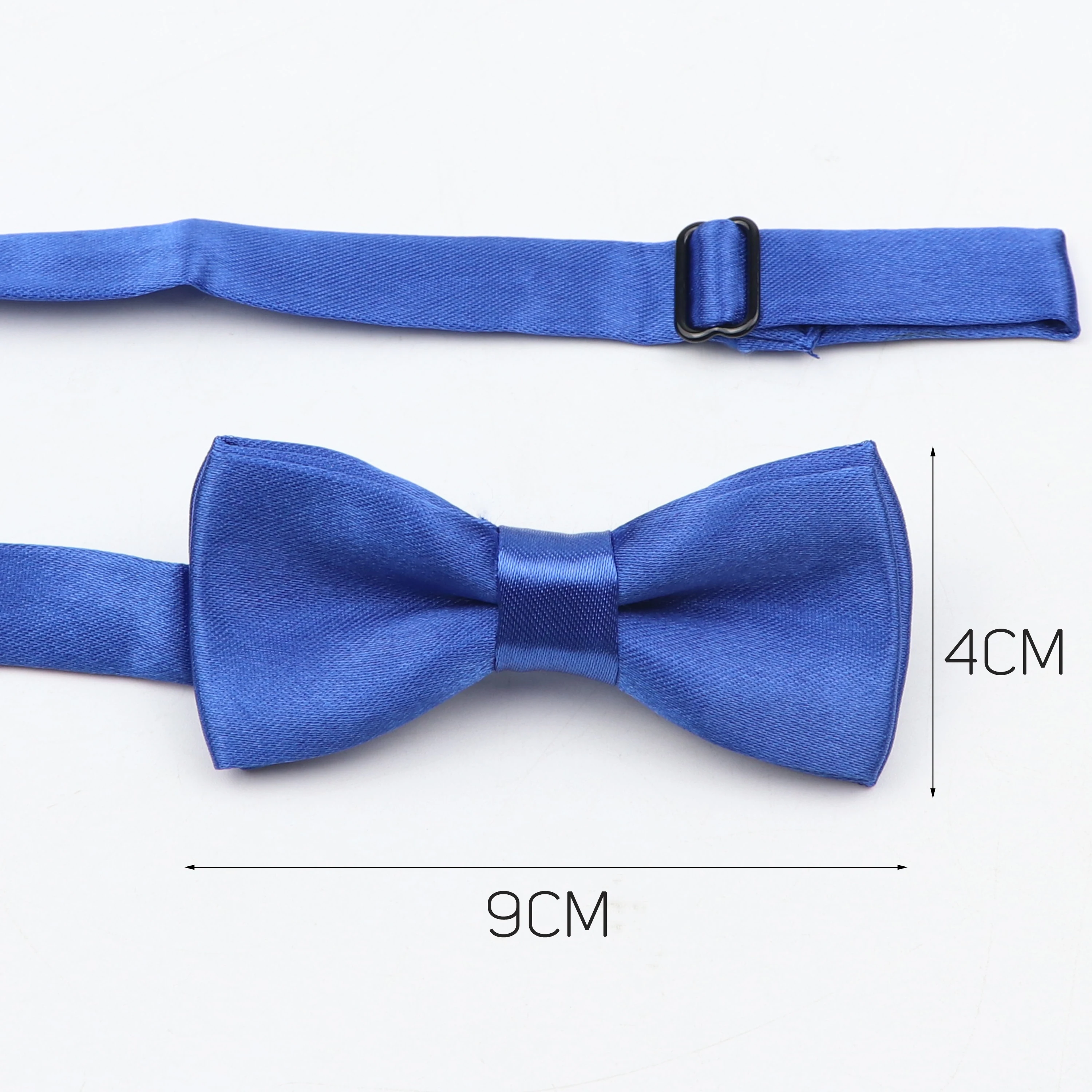 Галстук-бабочка детский атласный светло-голубой розовый бежевый аксессуары для