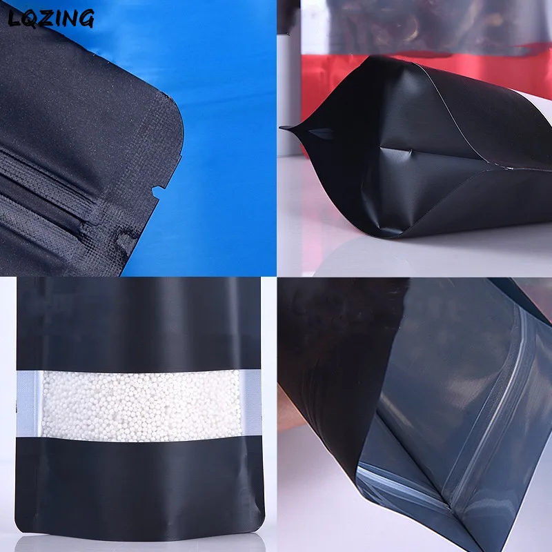 Алюминированная сумка цвет стоячие пакеты прозрачное окно для детской вечеринки