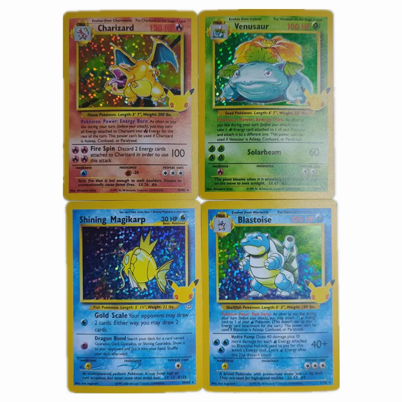 В наличии! Карты Pokemon 25-й юбилейной серии V Max аниме сделай сам флэш-карта