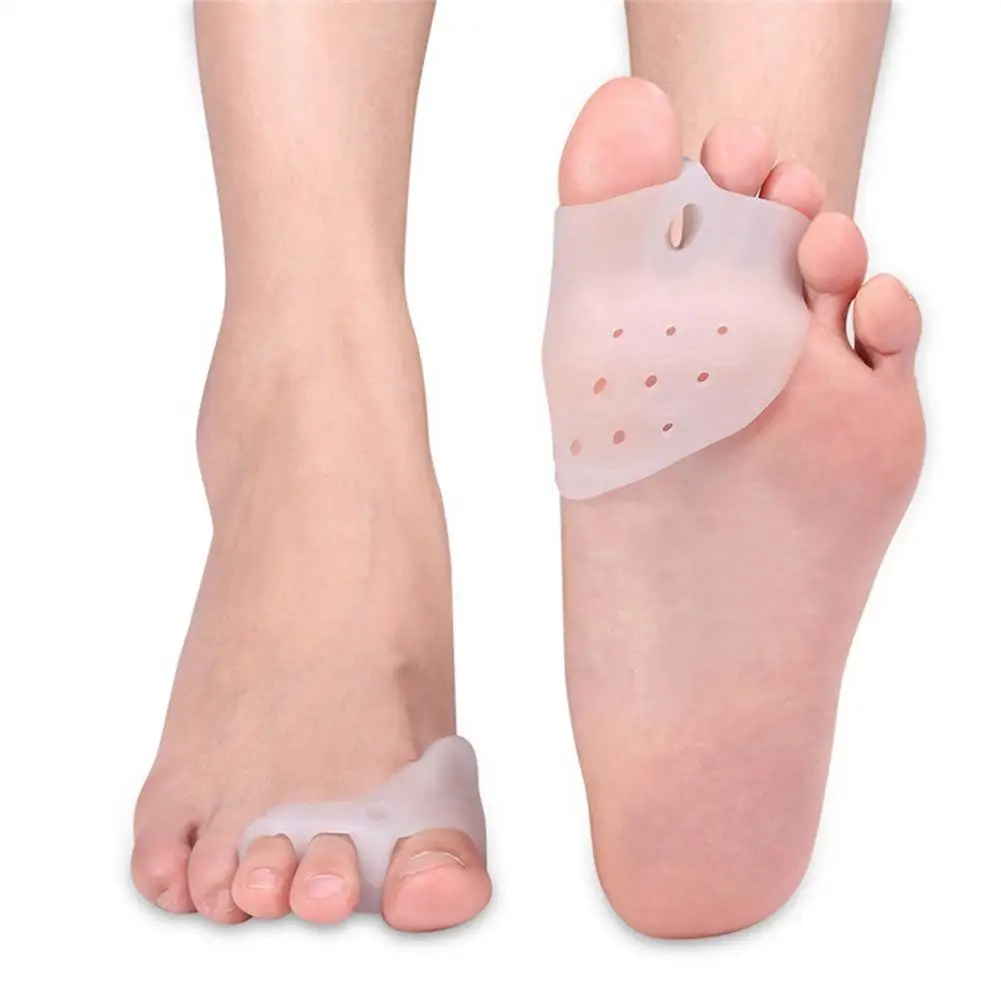 

2pcs / Set Corrector Toe Protector Silicone Bunion Thumb Valgus Prevent Nail Products and Tools Foot Care Finger Foot Massager