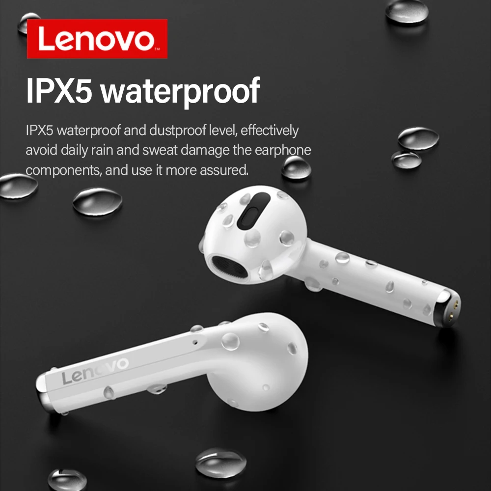 

Lenovo LP2 TWS Wireless Headphone Bluetooth 5.0 Dual Stereo Touch Control Earphone Noise Cancelling HD Call Earbuds PK Airpods 3