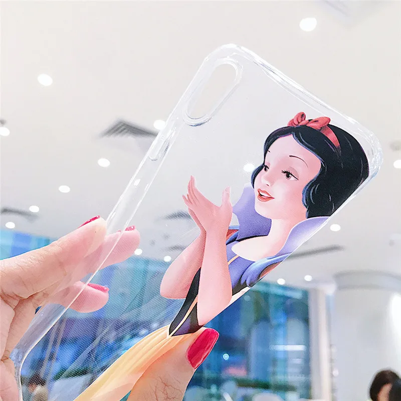 Для iPhone 6 7 8 PLUS чехол белая Снежная принцесса для телефона 6S оболочка тонкий