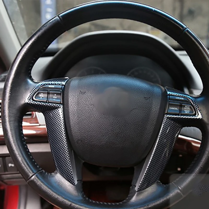 Для Honda Accord 8Th 2008-2013 украшение рулевого колеса автомобиля ободок накладка рамка