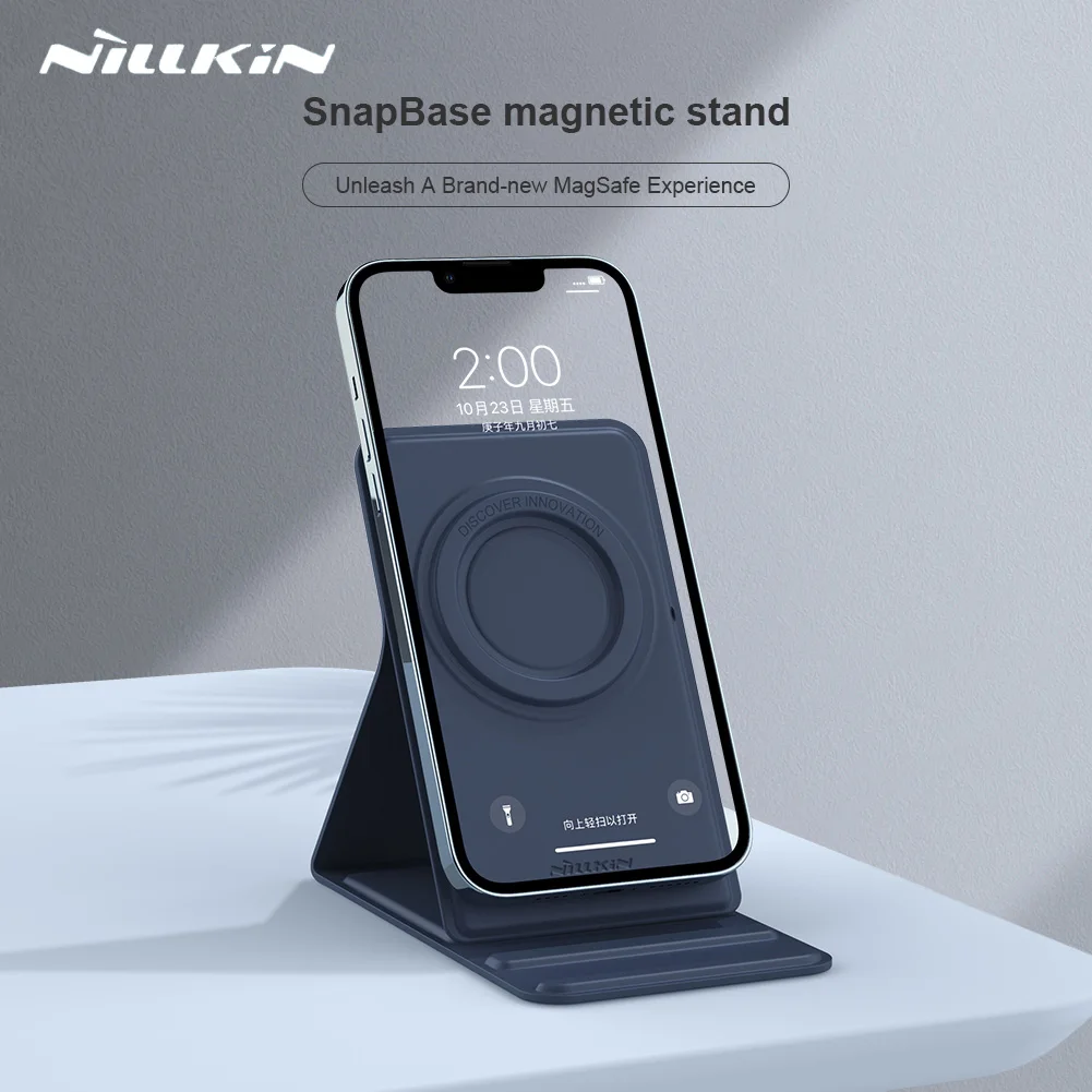 

Nillkin Magnetic Adjustatble Stand for iPhone 13 12 Pro Max 12 Mini Hands Free Siliconen Phone Holder for Samsung S22 S21 Ultra