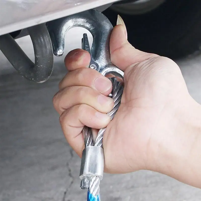 1 шт. 4 м автомобильный трос для буксировки прицеп 5 тонн специальный лебедок с