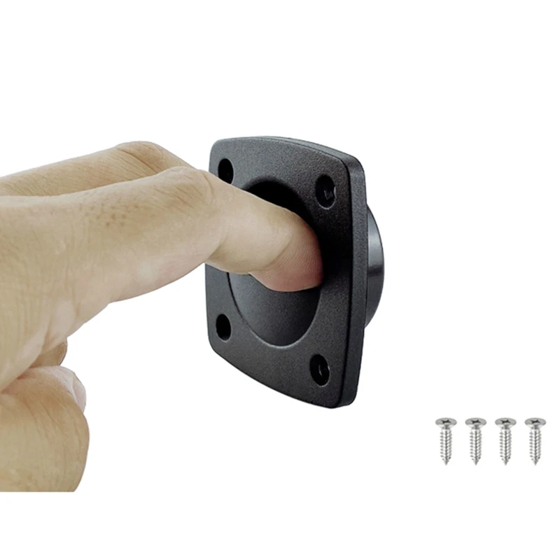 

2PCS Black Nylon Recessed Flush Sliding Door Handle Pull Square Hatch Pull Handle Motorboat Marine Boat Yacht Accesories