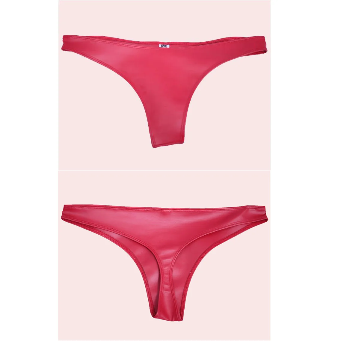 Стринги женские искусственная кожа с низкой талией | Женская одежда