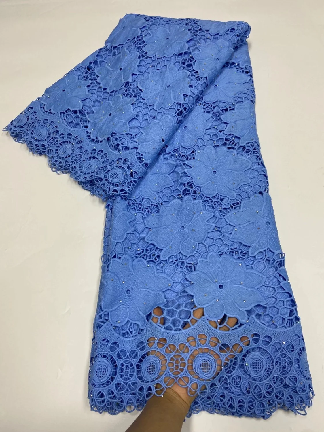 Нигерийское гипюровое кружево 2020 Высокое качество Африканский шнур кружевная