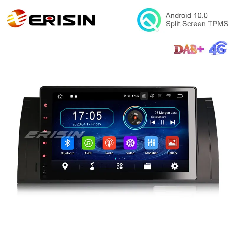 Erisin ES5993B 9 &quotAndroid 10 0 авто радио GPS Sat Wifi DVB T2 DAB + для BMW 5er E39 E53 M5 X5|Автомагнитолы| |