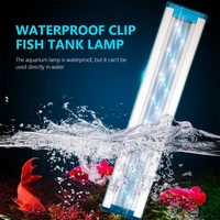 aquarium led lighting lamp aquatic plant fish tank led light aquarium light 8 24w 90 260v ultra slim grow lighting lampe