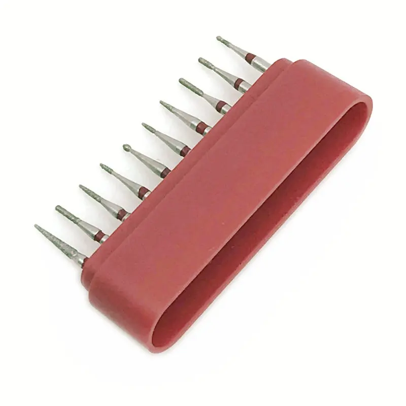 10 шт./компл. стоматологический Алмазный Набор боров для детских зубов подготовки