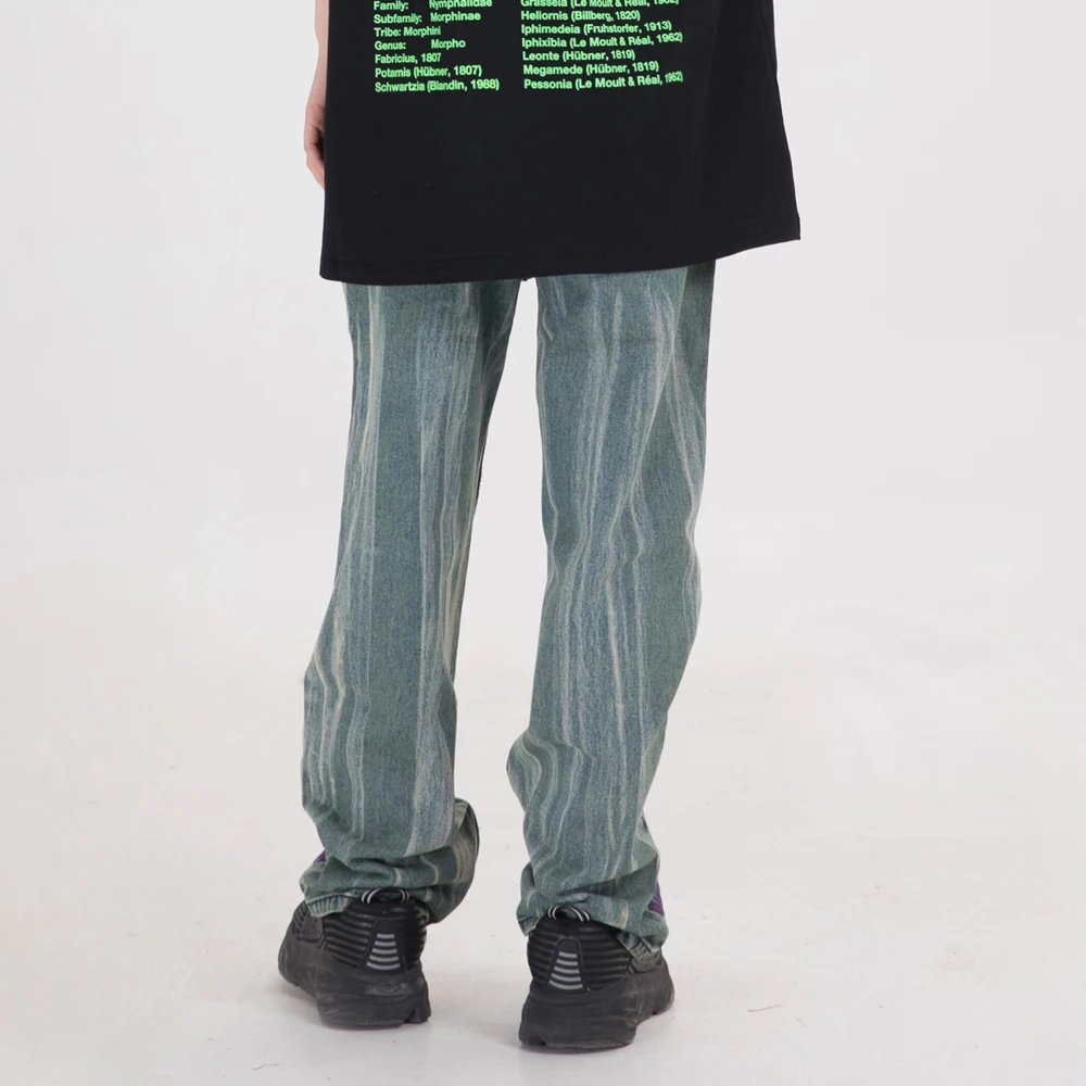 

Vintage Boyfriend Jeans Denim Pants 2020 Streetwear Wide Leg Distressed Women Clothes Blue Jeans Man Korean Fashion Trousers