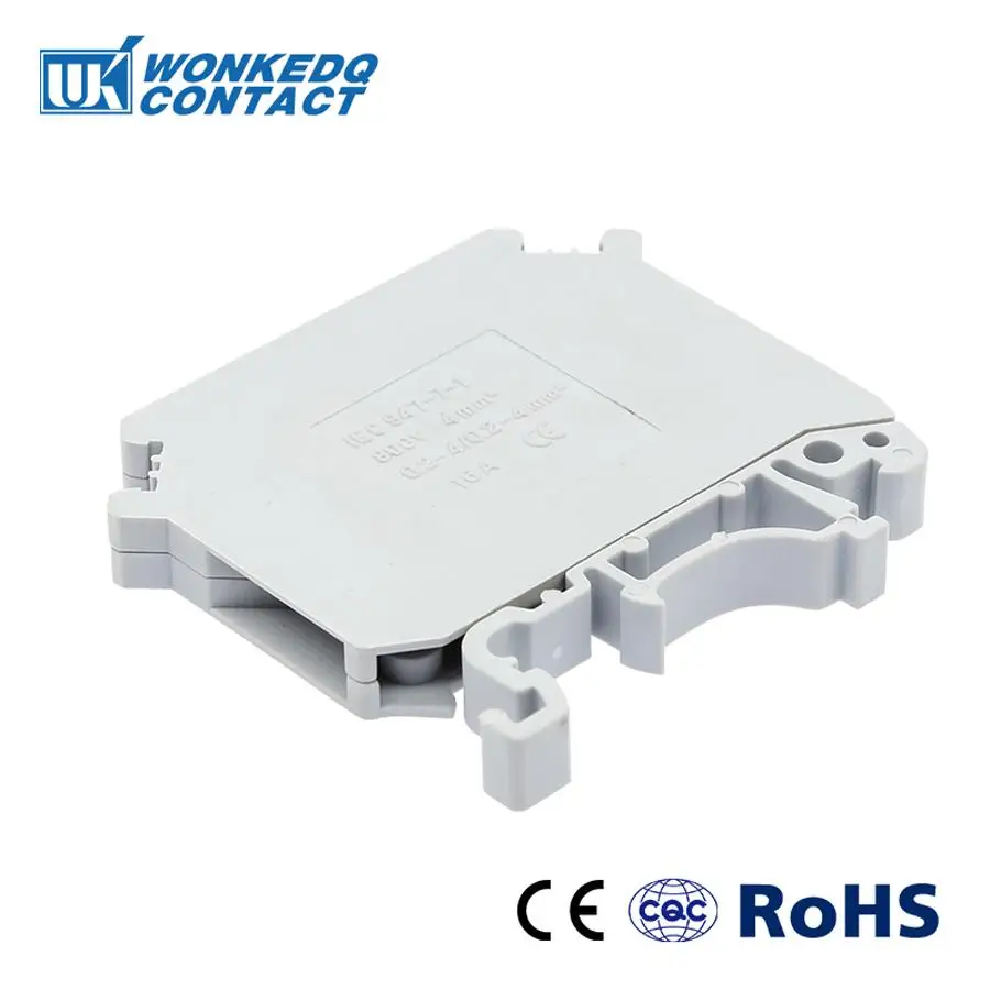 10 шт. UK-5-MTK P/P клеммные блоки на din-рейке вместо контактного соединителя Феникса отсоедините нож с тестовым винтом UK5