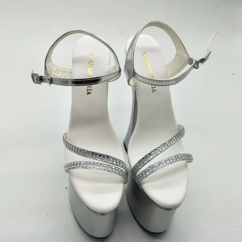 Новинка Босоножки на высоком каблуке 7 дюймов Распродажа Дешевые пикантные