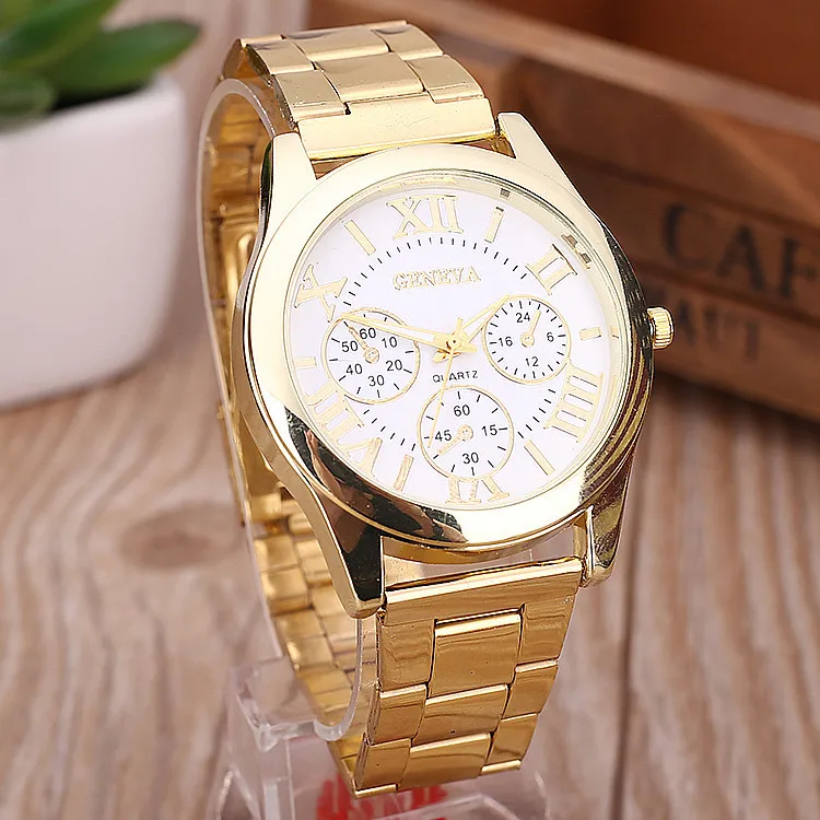 

100 pcs /lot Gift Ladies Watch Women's Watch Fashion Steel Watch Europe and America Women's Watch Wholesale