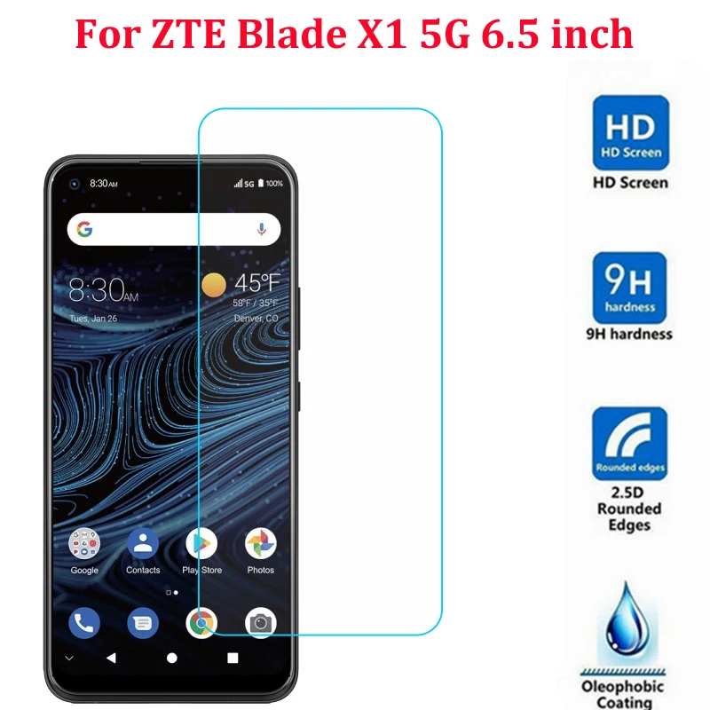 

2.5D Защитная пленка для Стекло для ZTE лезвие X1 5G закаленное Стекло пленка для ZTE лезвие X1 5G 6,5 дюймов Экран защитная пленка 9H твердость